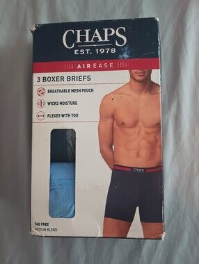 Chaps Men's Airease Boxer Briefs Underwear
